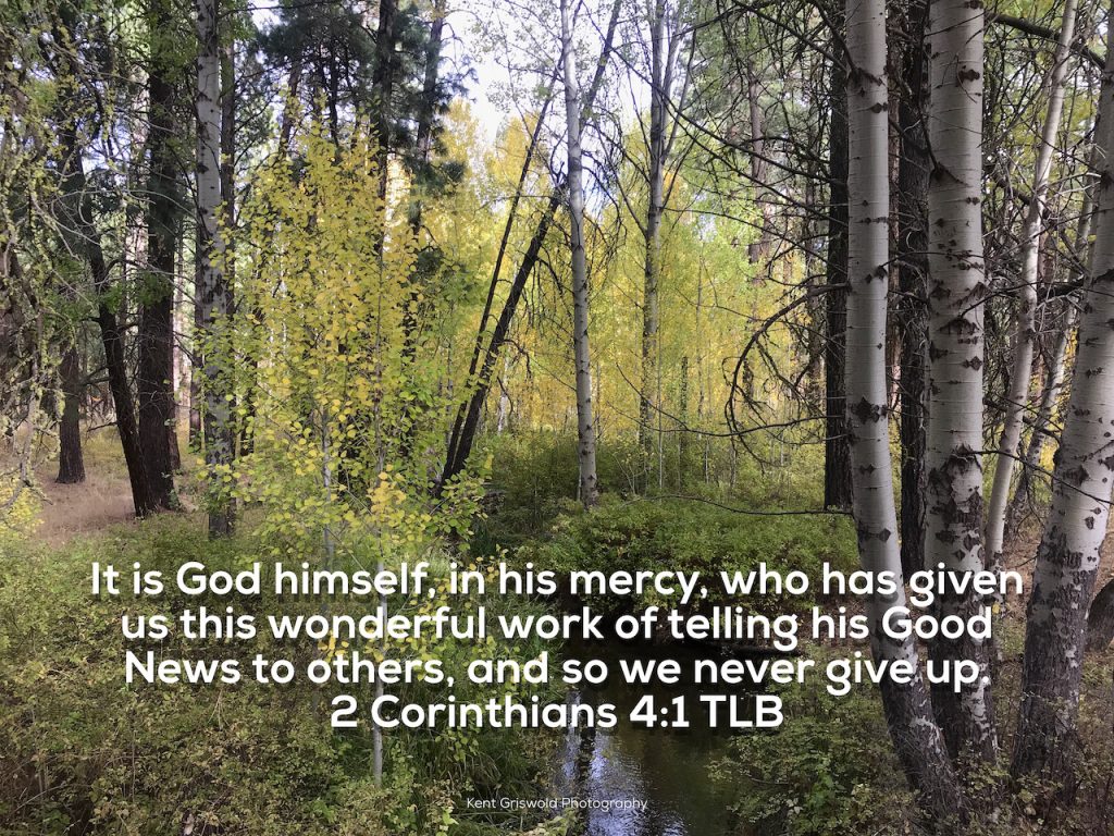 Mercy - 2 Corinthians 4:1